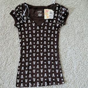 Skull and crossbones cap thermal t